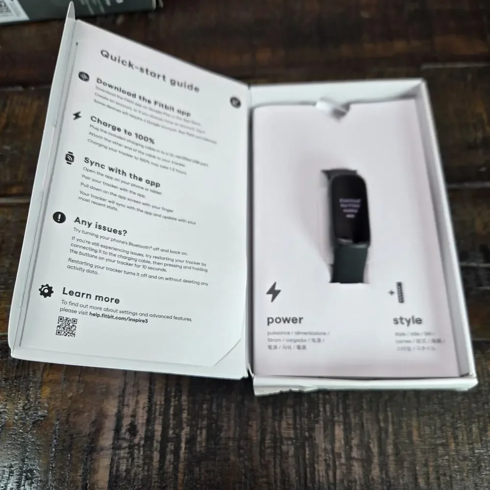 Fitbit Inspire 3 Heart Rate Monitor Health & Fitness Tracker Black Midnight